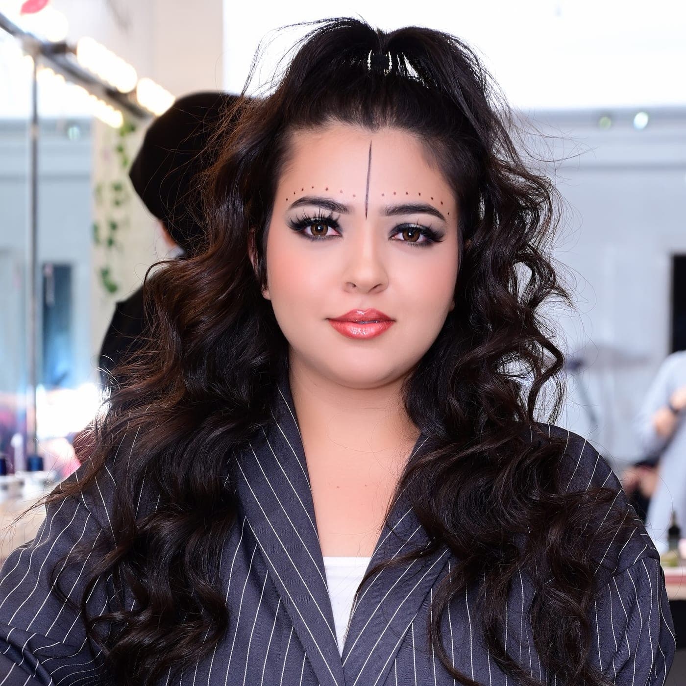 Professional makeup look