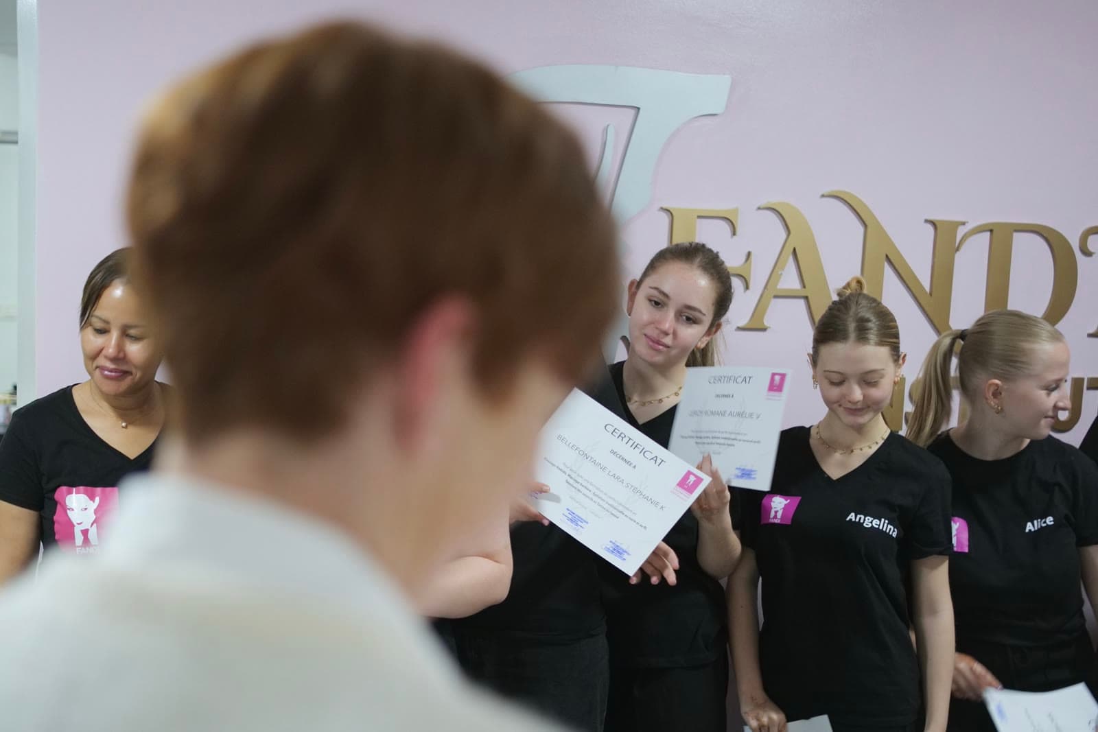 Each participant leaves with an Institut Fandi certificate